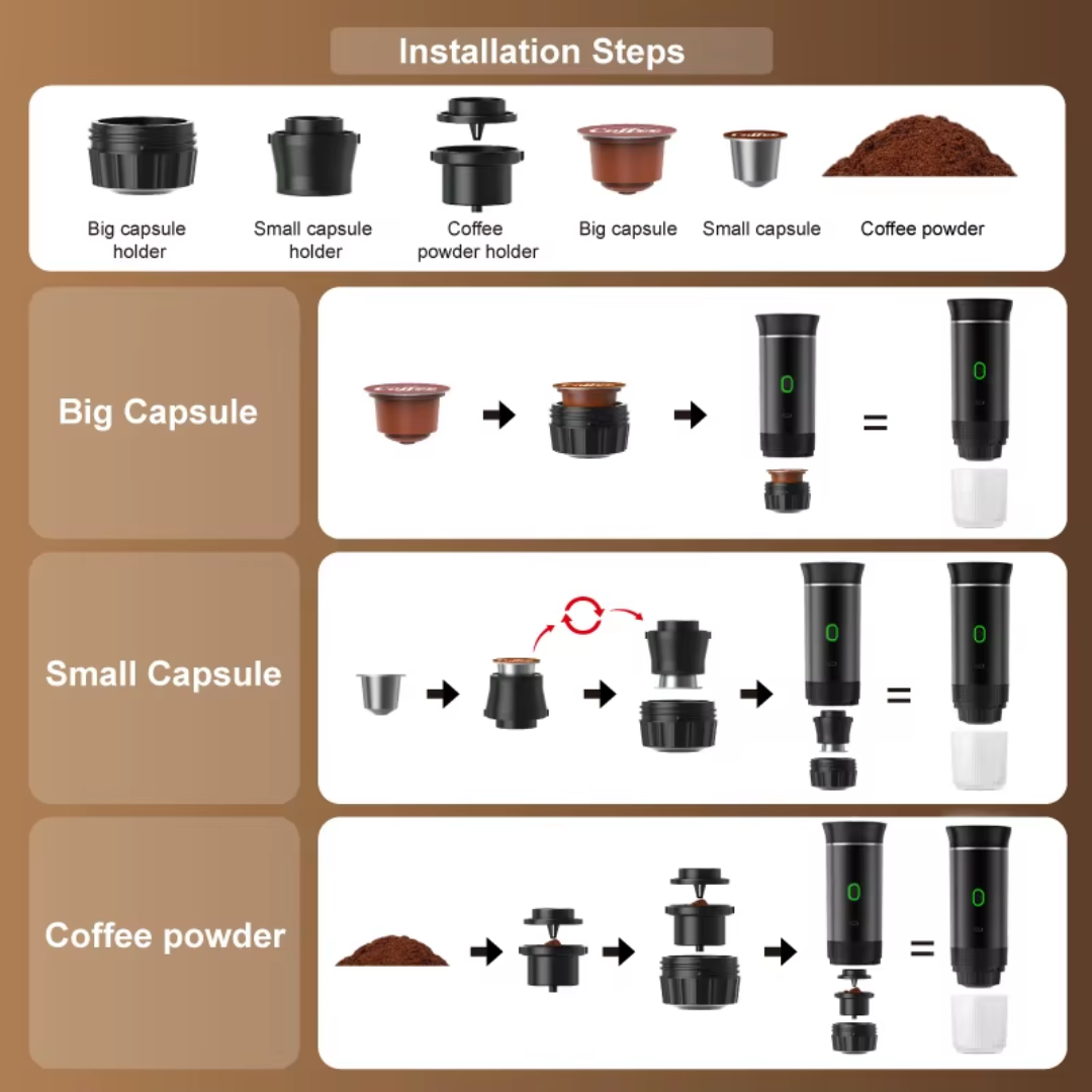 Portable Capsule Coffee Machine